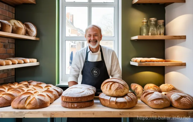제과제빵 직업의 전망과 변화 - **Sustainable & Local Artisan Bakery Scene**
    A bright, inviting interior of a modern Dutch artis...
